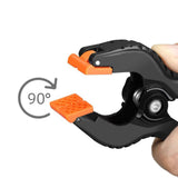 Maxbell 4Pcs Photography Backdrop Clamps Background Clip Holders for Muslin Woodwork