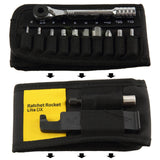 Maxbell 14 Pieces Ratchet Rocket Lite Tools with Storage Bag Comprehensive Tool