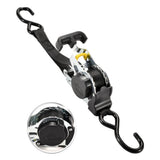 Maxbell Retractable Auto Ratchet Strap High Performance S Hooks for Boat Truck 3.3 M