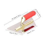 Maxbell Drywall Trowel Plaster Cement Putty Scraper Applying Putty Plastering Trowel 23.5cmx12cm
