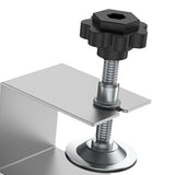 Maxbell 2x Drawer Fixing Clips Universal Easy to Use Steel Drawer Installation Clamp Silver