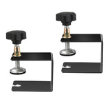 Maxbell 2x Drawer Fixing Clips Universal Easy to Use Steel Drawer Installation Clamp Black