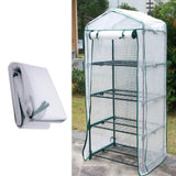 Maxbell Greenhouse Replacement Cover Stable Temperature Control Protection PVC Cover White Mesh Cover