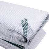 Maxbell Greenhouse Replacement Cover Stable Temperature Control Protection PVC Cover White Mesh Cover