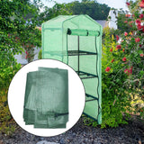 Maxbell Greenhouse Replacement Cover Stable Temperature Control Protection PVC Cover Green Mesh Cover