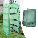 Maxbell Greenhouse Replacement Cover Stable Temperature Control Protection PVC Cover Green Mesh Cover