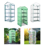Maxbell 4 Tier Mini Greenhouse Rainproof Plant Cover for Courtyard Garden Any Season PVC cover