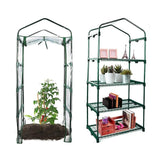Maxbell 4 Tier Mini Greenhouse Rainproof Plant Cover for Courtyard Garden Any Season PVC cover