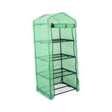 Maxbell 4 Tier Mini Greenhouse Rainproof Plant Cover for Courtyard Garden Any Season Green mesh cover
