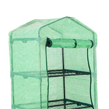 Maxbell 4 Tier Mini Greenhouse Rainproof Plant Cover for Courtyard Garden Any Season Green mesh cover