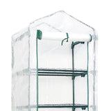 Maxbell 4 Tier Mini Greenhouse Rainproof Plant Cover for Courtyard Garden Any Season White mesh cover