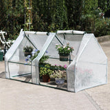 Maxbell Portable Greenhouse Rainproof Reusable Conservatory for Home Winter Planting 120x60x60 cm