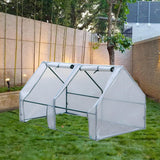 Maxbell Portable Greenhouse Rainproof Reusable Conservatory for Home Winter Planting 150x90x90 cm