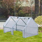 Maxbell Portable Greenhouse Rainproof Reusable Conservatory for Home Winter Planting 150x90x90 cm