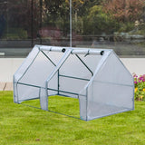 Maxbell Portable Greenhouse Rainproof Reusable Conservatory for Home Winter Planting 180x90x90 cm