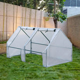 Maxbell Portable Greenhouse Rainproof Reusable Conservatory for Home Winter Planting 180x90x90 cm
