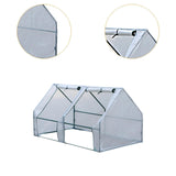 Maxbell Portable Greenhouse Rainproof Reusable Conservatory for Home Winter Planting 180x90x90 cm