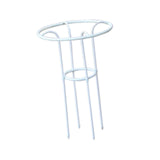 Maxbell Garden Obelisk Trellis Metal Plant Trellis for Climbing Plants Flowers Vines 70cm White
