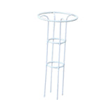 Maxbell Garden Obelisk Trellis Metal Plant Trellis for Climbing Plants Flowers Vines 100cm White