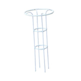 Maxbell Garden Obelisk Trellis Metal Plant Trellis for Climbing Plants Flowers Vines 100cm White