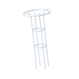 Maxbell Garden Obelisk Trellis Metal Plant Trellis for Climbing Plants Flowers Vines 100cm White