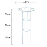Maxbell Garden Obelisk Trellis Metal Plant Trellis for Climbing Plants Flowers Vines 100cm White