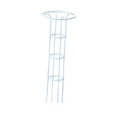 Maxbell Garden Obelisk Trellis Metal Plant Trellis for Climbing Plants Flowers Vines 130cm White