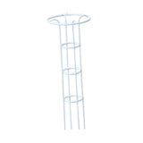 Maxbell Garden Obelisk Trellis Metal Plant Trellis for Climbing Plants Flowers Vines 130cm White