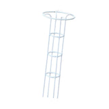 Maxbell Garden Obelisk Trellis Metal Plant Trellis for Climbing Plants Flowers Vines 130cm White