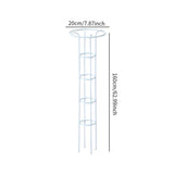 Maxbell Garden Obelisk Trellis Metal Plant Trellis for Climbing Plants Flowers Vines 160cm White