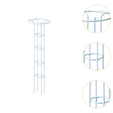 Maxbell Garden Obelisk Trellis Metal Plant Trellis for Climbing Plants Flowers Vines 160cm White