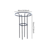 Maxbell Garden Obelisk Trellis Metal Plant Trellis for Climbing Plants Flowers Vines 70cm Black