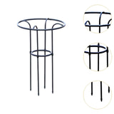 Maxbell Garden Obelisk Trellis Metal Plant Trellis for Climbing Plants Flowers Vines 70cm Black