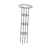 Maxbell Garden Obelisk Trellis Metal Plant Trellis for Climbing Plants Flowers Vines 130cm Black