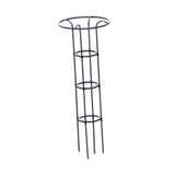 Maxbell Garden Obelisk Trellis Metal Plant Trellis for Climbing Plants Flowers Vines 130cm Black