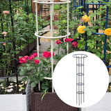 Maxbell Garden Obelisk Trellis Metal Plant Trellis for Climbing Plants Flowers Vines 160cm Black