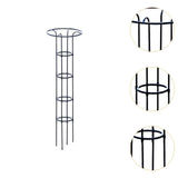 Maxbell Garden Obelisk Trellis Metal Plant Trellis for Climbing Plants Flowers Vines 160cm Black