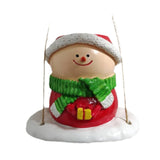 Maxbell Swing Snowman Planter Cute Hanging Flower Pot for Living Room Balcony Garden