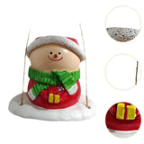 Maxbell Swing Snowman Planter Cute Hanging Flower Pot for Living Room Balcony Garden