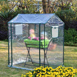 Maxbell Portable Mini Greenhouse Small Green House for Balcony Small Plants Backyard