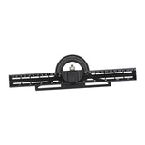 Maxbell Combination Square Ruler Set Protractor Adjustable Layout Woodworkings Ruler Black 30x8cm