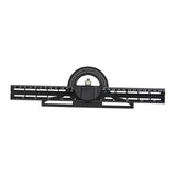 Maxbell Combination Square Ruler Set Protractor Adjustable Layout Woodworkings Ruler Black 30x8cm
