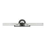 Maxbell Combination Square Ruler Set Protractor Adjustable Layout Woodworkings Ruler Silver 50x8cm