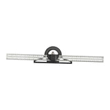 Maxbell Combination Square Ruler Set Protractor Adjustable Layout Woodworkings Ruler Silver 50x8cm