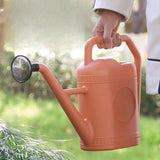 Maxbell Watering Can House Flower Ergonomic Handle Flower Bed Courtyard Spray Bottle 3L Red