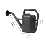 Maxbell Watering Can House Flower Ergonomic Handle Flower Bed Courtyard Spray Bottle 3L Gray