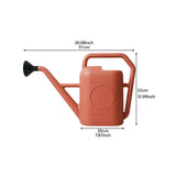 Maxbell Watering Can House Flower Ergonomic Handle Flower Bed Courtyard Spray Bottle 5L Red