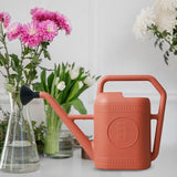 Maxbell Watering Can House Flower Ergonomic Handle Flower Bed Courtyard Spray Bottle 5L Red