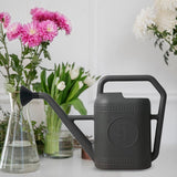 Maxbell Watering Can House Flower Ergonomic Handle Flower Bed Courtyard Spray Bottle 5L Gray