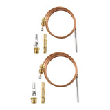 Maxbell Thermocoupler Replace Kit Sturdy Practical Replacement Set for Water Heaters 120 cm